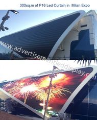 Esposizione della tenda della IMMERSIONE LED, luce della maglia KN dello schermo di P15.6mm LED