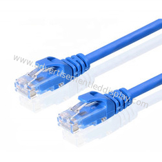Cavo di Ethernet di trasferimento del gatto 9 di dati della rete del cavo blu del connettore