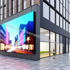 Display pubblicitario a LED ad alta risoluzione con materiale di armadio in ferro per immagini nitide