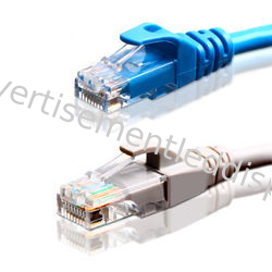 Collegamenti di plastica del cavo dei connettori EIA-568B Rj45 del cavo del connettore della rete dell'OEM