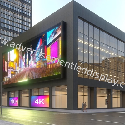 Display pubblicitario a LED ad alta risoluzione con materiale di armadio in ferro per immagini nitide