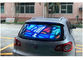schermo di 1000x375mm LED per la finestra posteriore dell'automobile, esposizione di messaggio dell'automobile P3.91