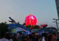 palla dell'esposizione di LED dello speciale 1920Hz che gira 360 gradi 6000cd per il parco
