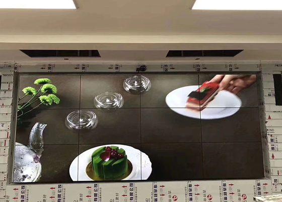 Display video a parete grande da 46 pollici, 3x3 LED video a parete dritto verso il basso