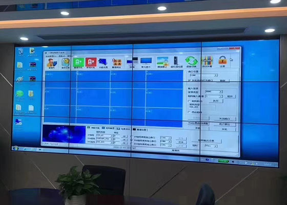 55 pollici 4x4 Con cerniera stretta LED Video Muro Muro montato 3000 1 Contratto