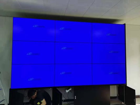 Display video a parete grande da 46 pollici, 3x3 LED video a parete dritto verso il basso